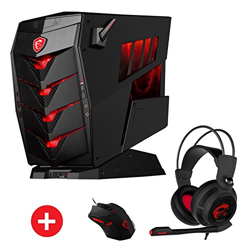 MSI 9S6-B90711-020-956-B907-102 Aegis 3 VR7RC-020DE Desktop PC (Intel Core i7-7700, 2000GB Festplatte, 16GB RAM, Geforce GTX 1060, Win 10 Home) schwarz