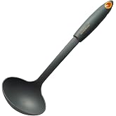 Fackelmann Soft Soup Saucepan, Plastic Soup Spoon, Suitable for Frying Pans and Pots, Non-Stick Coating, Durable Nylon up to