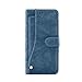 COCK Slide Out Wallet Pouch Leather All In-One Wallet Case with Card Holder Heavy Duty Protective Flip Cover for Apple iPhone 6s Plus (BLUE) RS.1000.00