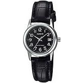 Casio LTP-V002L-1BUDF Standart Kadın Kol Saati, Siyah, Standart