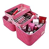 maletin de maquillaje profesional completo y grande  EisEyen - Maletín de Maquillaje para Viajes