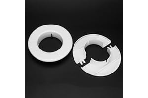 FACULX Rosette di copertura, rosetta, passacavi da 40 mm a 80 mm, copertura per fori di ingresso cavi da parete esterna (80 mm)