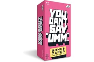 Big Potato You Can't Say UMM: A Party Game for Family and Adults, Fast-Paced Family Word Game, Must Have for Game Night, Bonus Content Included