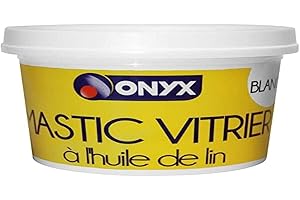 ARDEA Onyx Mastic vitrier 1 kg Blanc a l'huile de lin