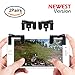 Produktbild goldentrading Mobile Game Controller empfindliche Shoot und Ziel Schlüssel Button L1R1 Shooter Controller für pubg/Messer Out/Rules Of Survival/fortnite Handy Joystick Game Pad schwarz 2Pairs L1R1