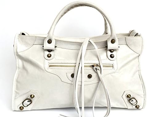 SUPERFLYBAGS Women's Genuine Calfskin Italian Leather Handbag Aged Effect lux model Barcellona M size + mirror Made in Italy