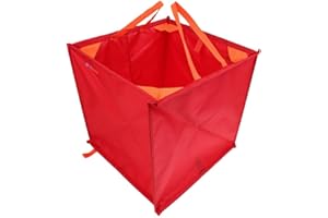 Toygogo Professionelle Faltbare 15,8"Dreieck Baumpfleger Baum Chirurgie Wurfleine Wurfgewicht Tasche Aufbewahrungswürfel Kleidung Fall Rot