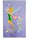 Produktbild Badetuch / Strandtuch - " Disney Fairies - Tinkerbell " - 70 cm * 120 cm - 100 % Baumwolle - für Kinder - Handtuch - Mädchen - 70x120 für Kinder - Badehandtuch - Kinderbadetuch / Saunatuch - Saunahandtuch - Badehandtuch - Schmetterlinge lila Elfen / Feen - Tinker - Blumenranken