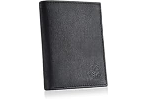 Betlewski® Skórzany portfel męski OPTIMAL | z prawdziwej skóry koziej | zabeczpieczenie RFID | prezent dla niego | kolor : czarny