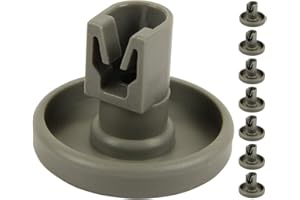 HYJ 8 Stück Unterkorb Korbrollen Unten für AEG Zanker Zanussi 15257700, 152.577 00