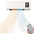 SJFGC Personal Mini Air Conditioners, Dual Use Wall Mounted Air Conditioner with Remote Control, Adjustable Cool and Warm, Smart Touch Screen, 8h Intelligent Timing, for Bedroom Living Room Office.