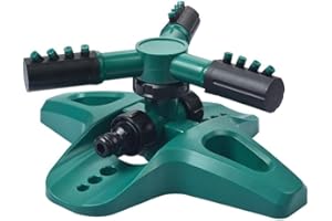CaCaCook Wassersprinkler für Kinder, Gartensprenger, Wasserspielzeug für den Sommer, Wasserspiel, automatisch, um 360 Grad drehbar, für Kinder, Spaß beim Wasserspiel im Freien