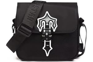 LIYUXI Trapstar Bag Multi-Layering， Men's Trapstar Bag Reflective Signs Fashion Women's Shoulder Bag Fabrics Hip Hop for Travel Everyday