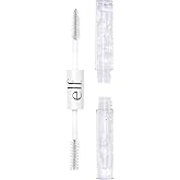 e.l.f. Clear Eyebrow &amp; Eyelash Mascara, Shiny, Lightweight, Easy to Use, Conditions Hair, Gives Eyebrows Soft Flexible Hold,