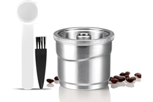 RECAFIMIL Cialde di caffè IL-LY riutilizzabili Capsule di caffè ricaricabili in acciaio inossidabile compatibili per ILLY X7/Y3/Y5 (1 capsula)