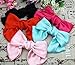 5 Pcs 8" Large Big Huge Oversize Soft Silky Hair Bows Clip Lolita Party Girl Women French Barrette Hair Clips