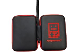 CRGANGZY Etui na konsolę do gier wodoodporna wielofunkcyjna torba ochronna na konsolę do gier odporna na zużycie odporna na wstrząsy ze smyczą lekka dla Miyoo Mini Plus/ANBERNIC RG35XX, Szary, utdoor