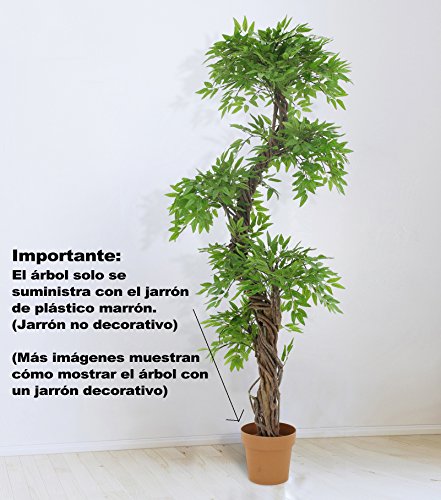 Stilvoller künstlicher Baum & Pflanzen, Der Japanese Fruticosa Tree ist eine wunderschöner künstliche Pflanze für Büros und Innendekorationen Höhe: 165cm groß. Pflanzen für einen Wintergarten - 4