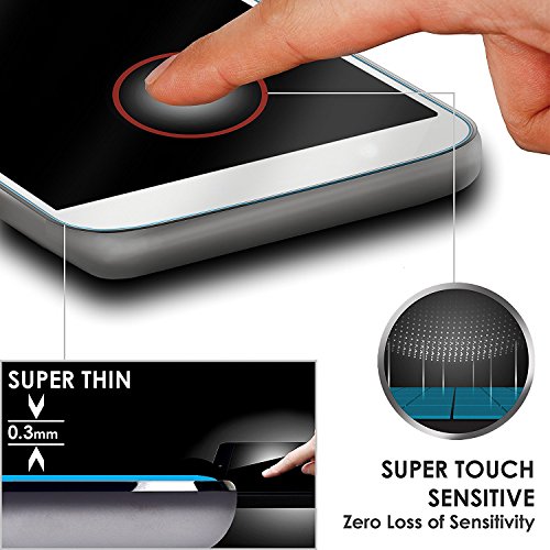 Forefront Cases® [HD KLARHEIT] Gehärtetes Glas Bildschirm Schutz Protektor Folie für Apple iPad 9.7″ A1822 2017 Modell [ULTRA DÜNN nur 0.3mm] - 3