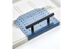 Ravinte Szablon instalacyjny do szafy, zawiera wiertła, szablon do montażu gałki szafy, uchwyty (76 mm, 96 mm, 128 mm)