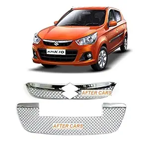 RS ENTERPRISES Maruti Suzuki Alto K10 Car Front Grill Chrome Plated