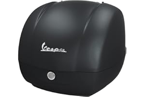 Scooter-ProSports Topcase original Piaggio 36 Liter für Vespa GTS 125, 300 CCM ab Baujahr 2020 (schwarz matt 99/C)