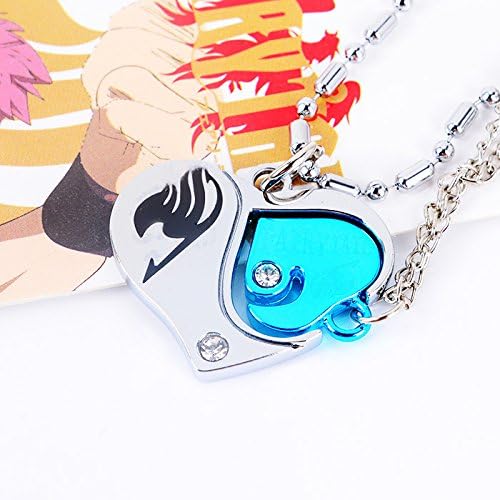 Fairy tail Heart Couples necklace