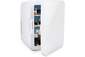 eklipt 10L Mini Fridge Compact Mini Refrigerator Cooler and Warmer Single Door Mini Freezer for Cars Homes Offices Dorms,White