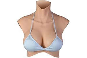 CRRCLSY Silicone Breastplate Realistic Breast Forms for Crossdresser Drag Queen Mastectomy Transgender ladyboy Cosplayer