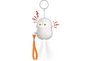 NINONLY 130 dB Allarme Personale, Allarme di Sicurezza per Difesa Personale, Portachiavi Sirena Autodifesa con Luce LED, Sirena Allarme per Donne Uomini Bambini Anziani