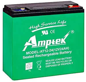 Amptek 24AH 12V, Size - 181 x 77 x 170 mm