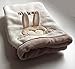 Personalised Deluxe Teddy/ Rabbit Baby Blanket. Luxurious wrap. Great Baby Gift. - Please Write Blanket Choice & Wording Required in the seller message box at checkout