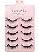 LuckyFine Training Mannequin Flat Head Practice Make Up Eye False Lashes Eyelash Extension Lip Practice Model and 10 False Lashes