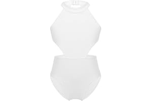Freebily Body da Ginnastica Artistica Bambina Schiena Scoperta Canottiera Body da Danza Classica Leotard Balletto Dancewear Vestito Pattinaggio Artistico