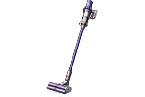 Dyson V10 Kabelloser Stabstaubsauger:14 Zyklone, verblassungsfreie Leistung, Filtration der gesamten Maschine, hygienische Müllentleerung, Wandmontage, bis zu 60 Minuten Laufzeit, Lila