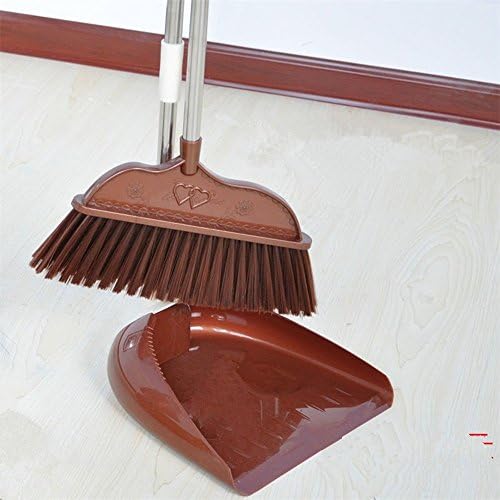 Broom and Dustpan Set Stainless Steel Cleaning Tools,A