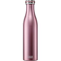 Lurch 240926 thermosfles/thermosfles voor warme en koude dranken van dubbelwandig roestvrij staal, 0,75 l, bordeaux