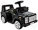 Price comparison product image Ride on electric car Land Rover Black licensed engine 18W, battery 6V 4.5Ah, best present for children