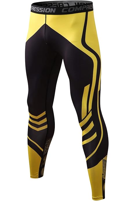 Pantaloni Uomo Leggings Sportivi 3D - Running, Palestra, Fitness, Compressione Muscolare - Foto 6
