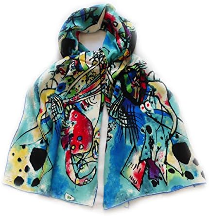 Scarf in Crepe 100% Silk. 160 cm x 45 cm. Blue, red, Black, Green etc.