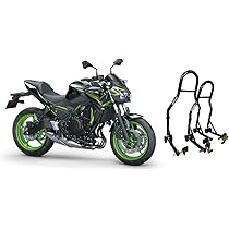 Cavalletto Alzamoto Posteriore Per Kawasaki Z650 - Con Ruote E Supporti Gommati
