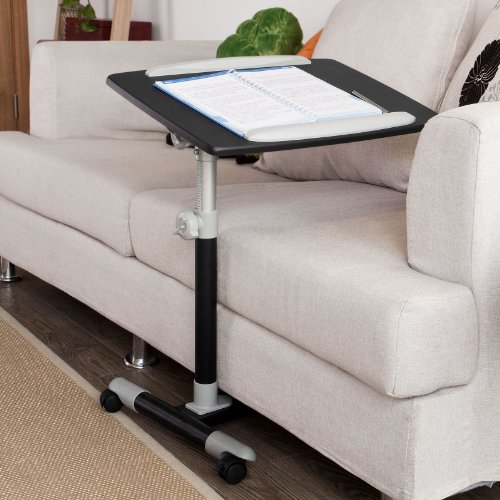 SoBuy® Pflegetisch, Betttisch, Laptoptisch, Beistelltisch, Tisch, FBT07N2-SCH - 5