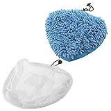 Spares2go Corail + chiffon de nettoyage en microfibre Coque Coussinets pour Aldi Easy Home 59322 1500 W nettoyeur vapeur Balai (1 de chaque)