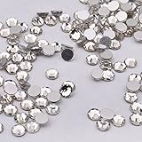 iTemer Strass Steine glitzernden transparent Glitzersteine Flachboden DIY Dekor 1440 pcs -