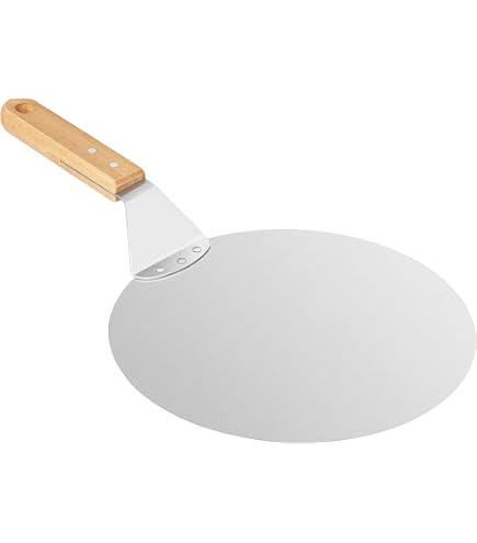 Pala-base Para Pizzas Y Tartas Ibili - Redonda De 25 Cm, Acero Inoxidable, Apta Para Lavavajillas - Ideal Para Horno Y Presentación
