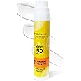 FACES CANADA Water Gel Sunscreen, 50g | SPF 50 PA+++ | Protects From UVA, UVB & Blue-Light Rays | 1% Hyaluronic Acid & Vitamin C | Lightweight | No White Cast | Natural Radiant Glow| No Alcohol