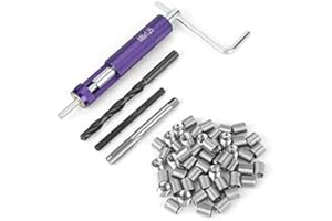 Kits Réparation de Filetage Helicoil + 50pcs Filetage Hélicoïdal Enroulé d'Acier Inoxydable Filetage Insère Insertions M8 x 2D