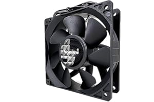 Bgears b-Blaster 120 x 38 mm 2 Ball Bearing 4500 RPM DC Fan with Excellent Airflow upto 218 CFM - Black