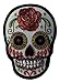 Produktbild Mexico Totenmaske Sugar Skull Rockabilly Biker Tattoo Aufnher Aufbgler Patch, mehrfarbig