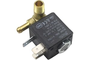 Jiayin JYZ-3 Bobine d'électrovanne en laiton G0,3 cm 1,8 mm 10 bar AC 230 V 12 VA 50 Hz pour fer à vapeur à eau et gaz